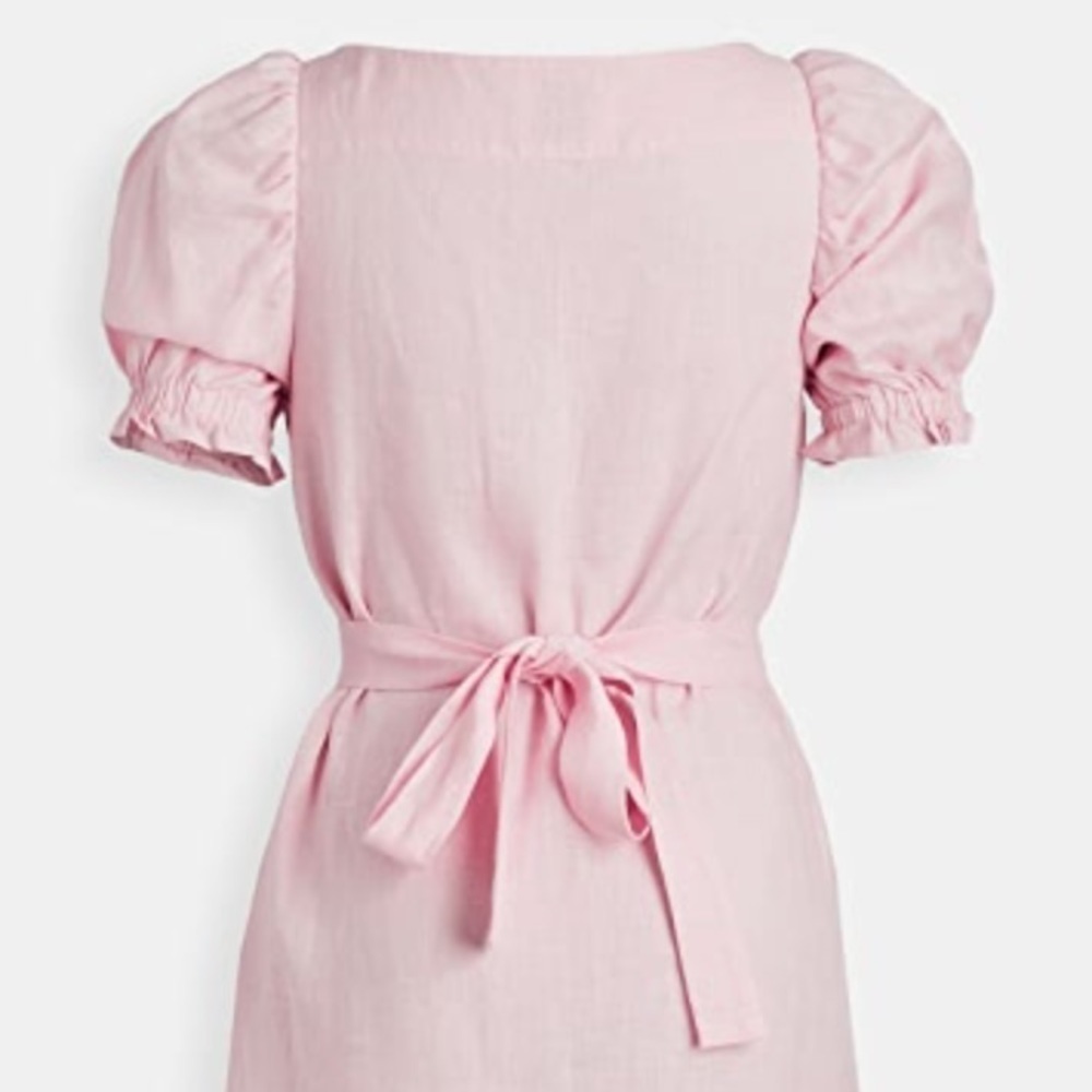 SLEEPER BRIGITTE MINI DRESS IN PINK - Picture 6 of 16